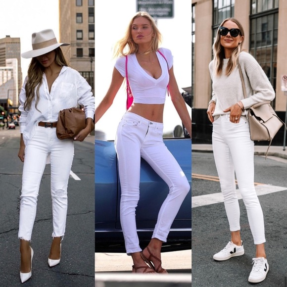 $85 - WHITE Rag and Bone / Jean skinny - Picture 2 of 11